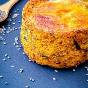 Quiche Fit de Patinho à Bolonhesa